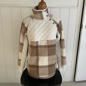 Abercrombie Asymmetrical Snap-up Fleece